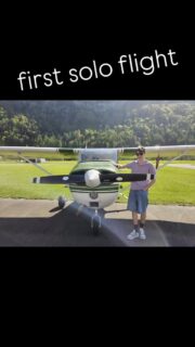 Congratulations to @joelhofmann5 on his first solo flight ✈️👍🏼💪🏼
#fly4fun #c172 #cessna #lsze #badragaz🇨🇭